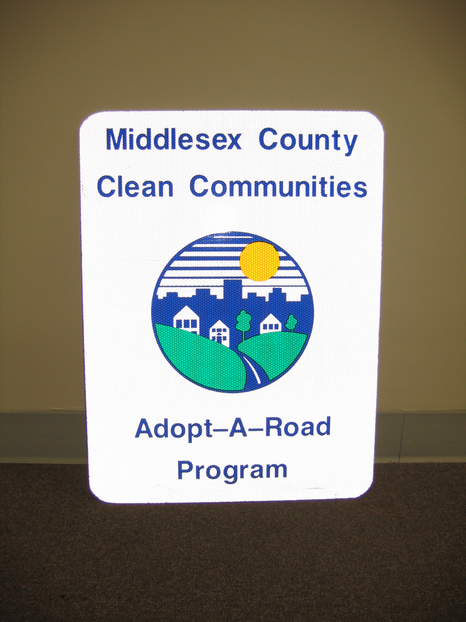Middlesex Adopt a Road Sign